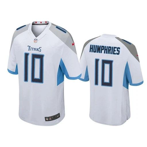 Men Tennessee Titans #10 Adam Humphries White Nike Game NFL Jersey